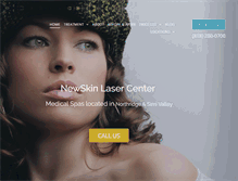 Tablet Screenshot of newskinlaser.com